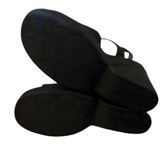 NWOT Women's Korks Black Bardot Wedge Sandal – Sz 11 - Picture 8 of 8